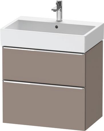 Vanity unit wall-mounted, DE4372010430000 Basalte Matt, Decor, Handle Chrome