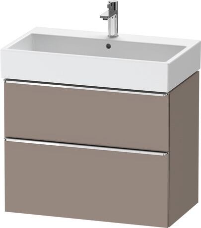 Vanity unit wall-mounted, DE4373010430000 Basalte Matt, Decor, Handle Chrome