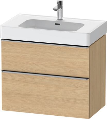 Vanity unit wall-mounted, DE4377070300000 Natural oak Matt, Decor, Handle Stainless steel