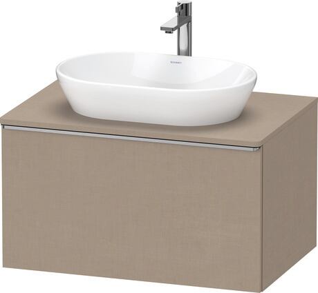 Console vanity unit wall-mounted, DE4947070750000 Linen Matt, Decor, Handle Stainless steel