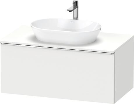 Console vanity unit wall-mounted, DE4948010180000 White Matt, Decor, Handle Chrome