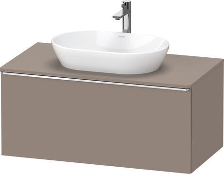 Console vanity unit wall-mounted, DE4948010430000 Basalte Matt, Decor, Handle Chrome