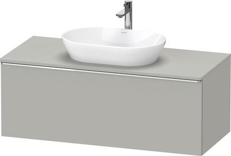 Console vanity unit wall-mounted, DE4949010070000 Concrete grey Matt, Decor, Handle Chrome