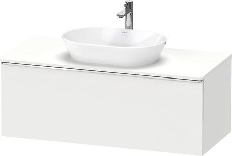 Console vanity unit wall-mounted, DE4949010180000 White Matt, Decor, Handle Chrome