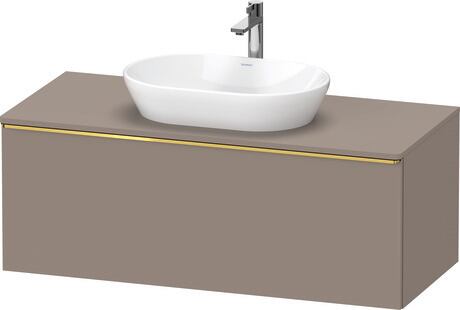 Console vanity unit wall-mounted, DE4949034430000 Basalte Matt, Decor, Handle Gold