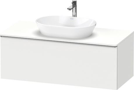 Console vanity unit wall-mounted, DE4949070180000 White Matt, Decor, Handle Stainless steel