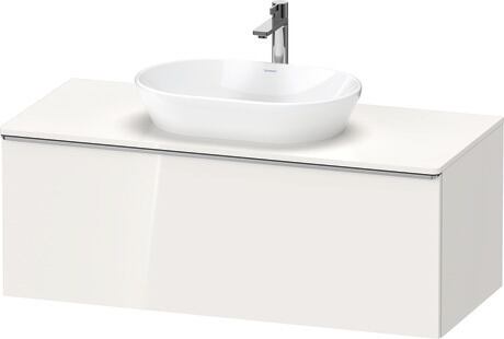 Console vanity unit wall-mounted, DE4949070220000 White High Gloss, Decor, Handle Stainless steel