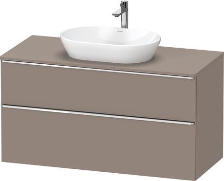 Console vanity unit wall-mounted, DE4969010430000 Basalte Matt, Decor, Handle Chrome