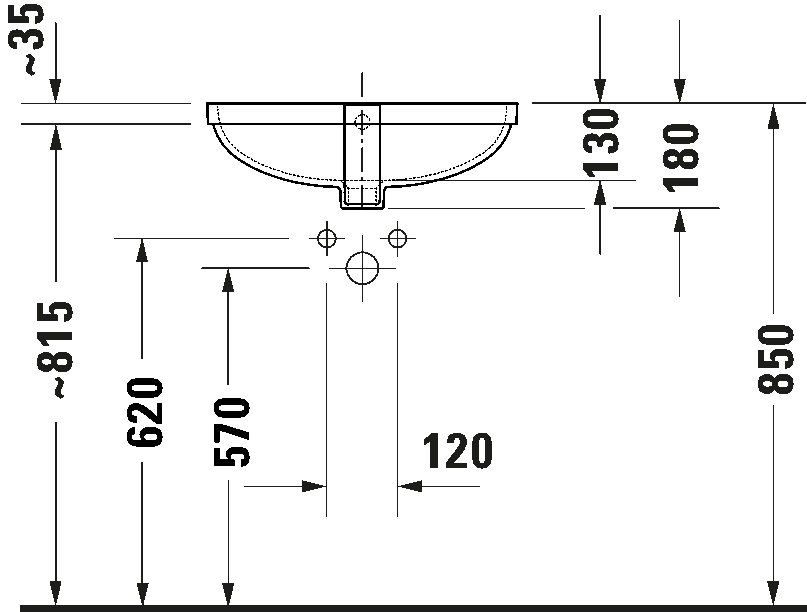 Built-in basin, 039549