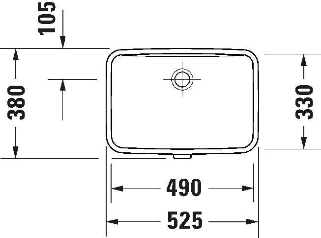 Built-in basin, 039549