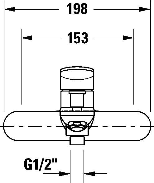 Einhebel-Wannenmischer Aufputz, WA5230000