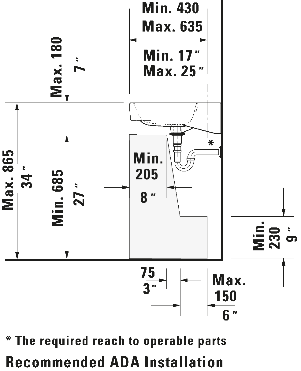 Wall Mounted Sink, 231880