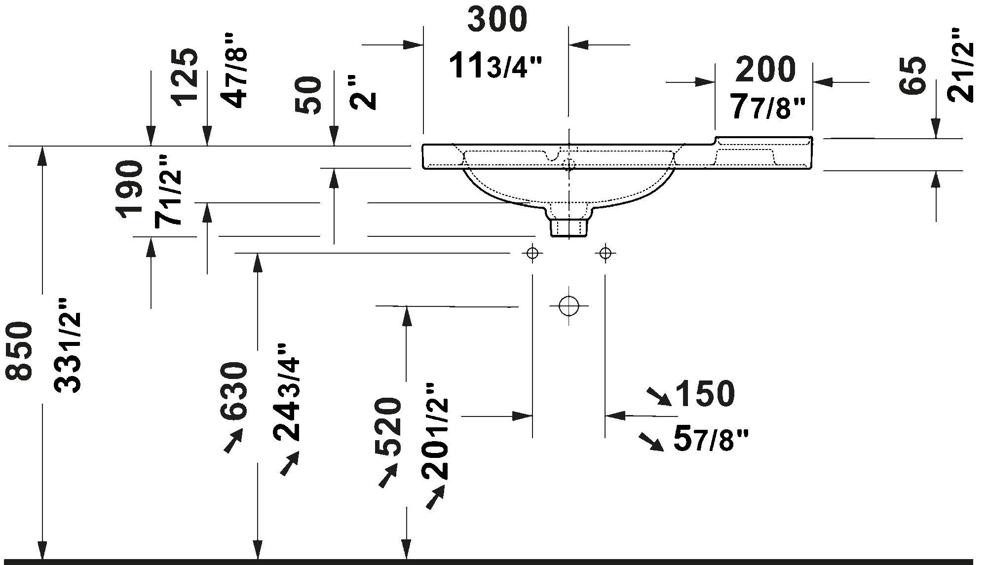 Wall Mounted Sink, 239580