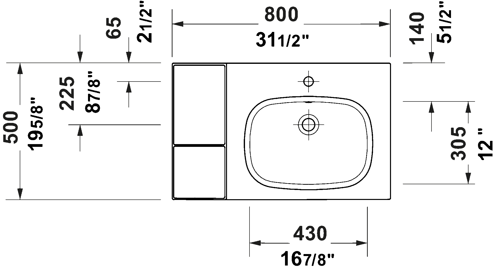 Wall Mounted Sink, 239480