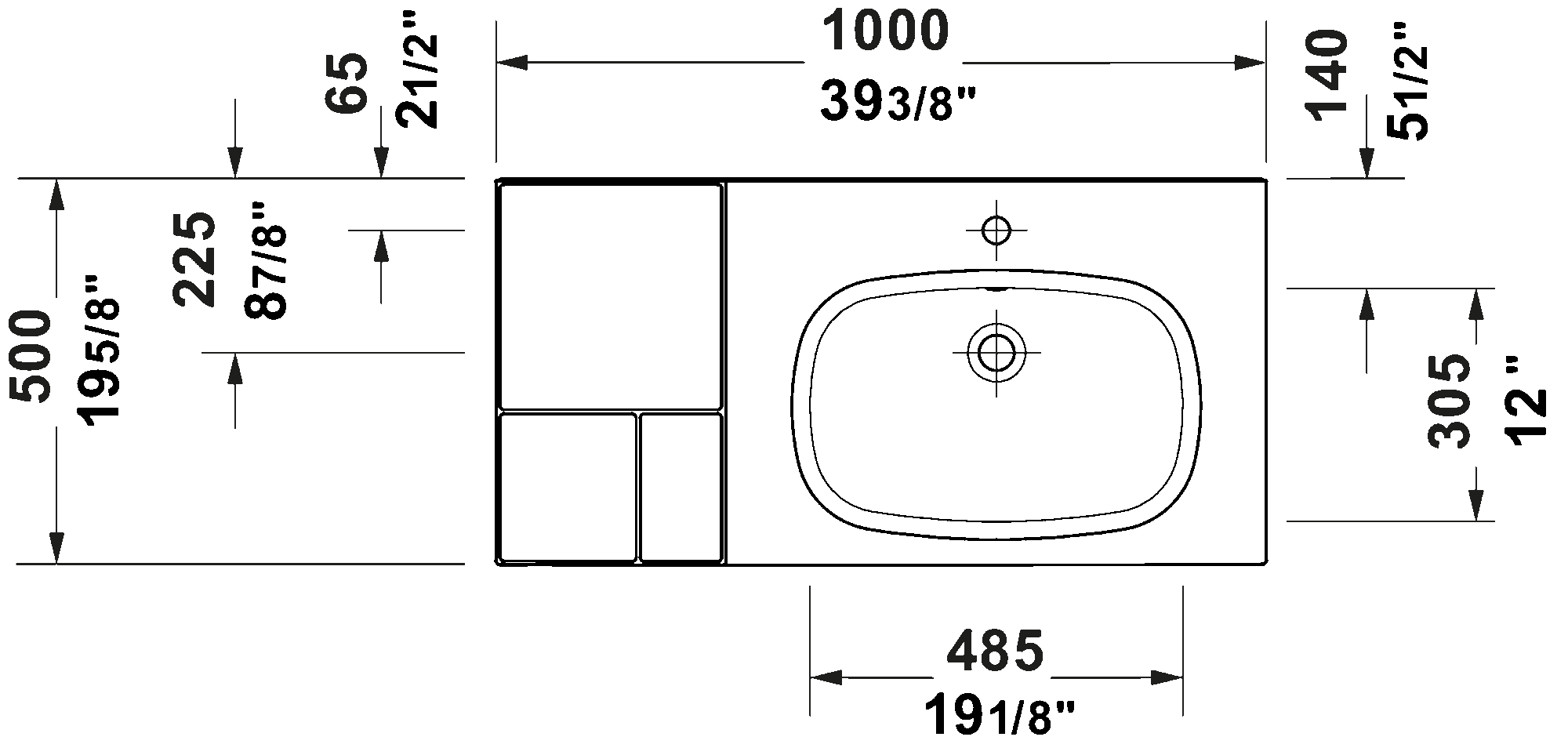 Wall Mounted Sink, 239010