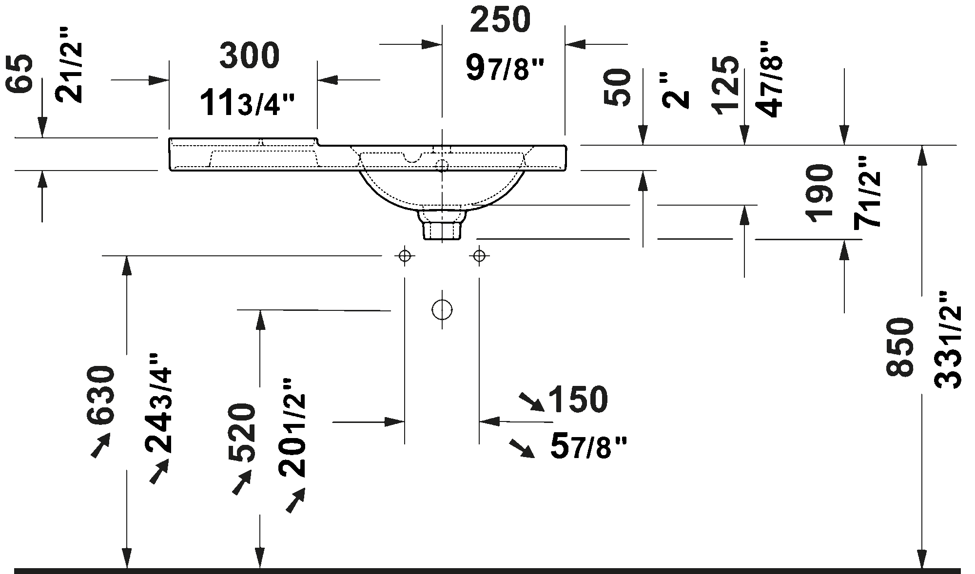 Wall Mounted Sink, 238880