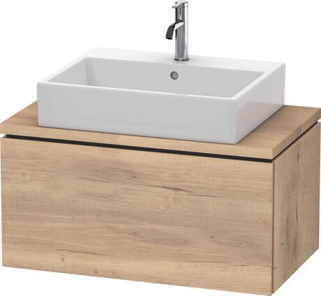 Console vanity unit wall-mounted, LC580205555 Marbled Oak Matt, Decor