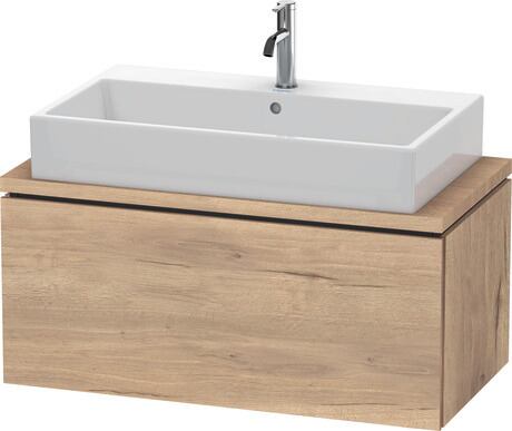 Console vanity unit wall-mounted, LC580305555 Marbled Oak Matt, Decor