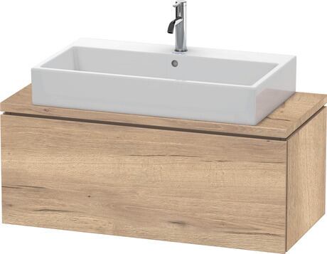 Console vanity unit wall-mounted, LC580405555 Marbled Oak Matt, Decor