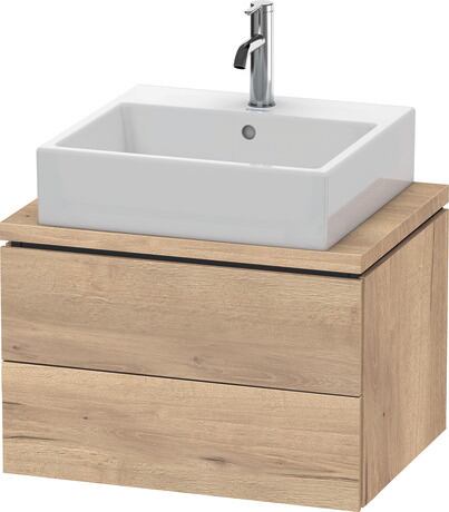 Console vanity unit wall-mounted, LC580505555 Marbled Oak Matt, Decor