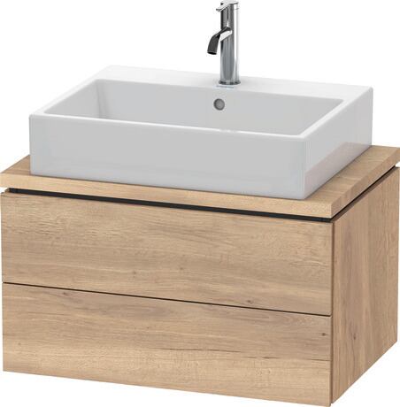 Console vanity unit wall-mounted, LC580605555 Marbled Oak Matt, Decor