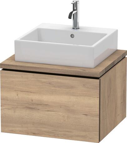 Console vanity unit wall-mounted, LC581005555 Marbled Oak Matt, Decor