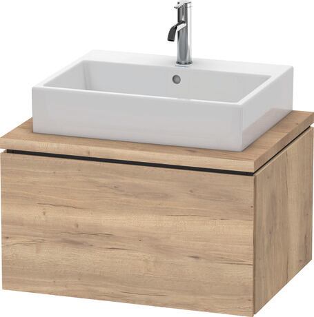 Console vanity unit wall-mounted, LC581105555 Marbled Oak Matt, Decor