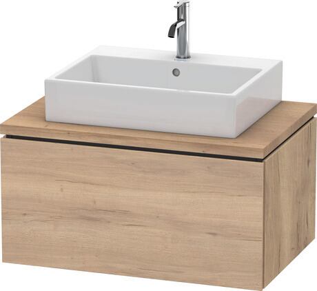 Console vanity unit wall-mounted, LC581205555 Marbled Oak Matt, Decor