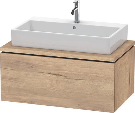 Console vanity unit wall-mounted, LC581305555 Marbled Oak Matt, Decor