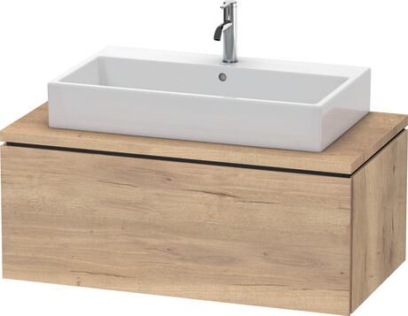 Console vanity unit wall-mounted, LC581405555 Marbled Oak Matt, Decor