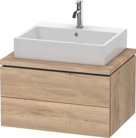 Console vanity unit wall-mounted, LC581605555 Marbled Oak Matt, Decor