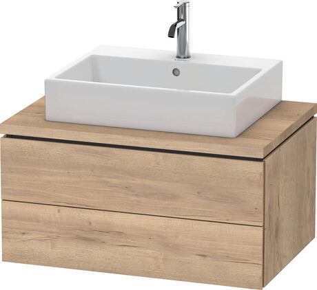 Console vanity unit wall-mounted, LC581705555 Marbled Oak Matt, Decor