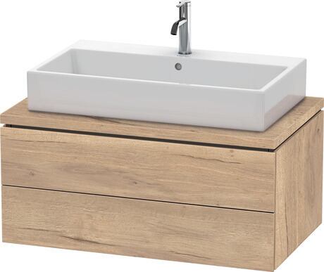 Console vanity unit wall-mounted, LC581805555 Marbled Oak Matt, Decor