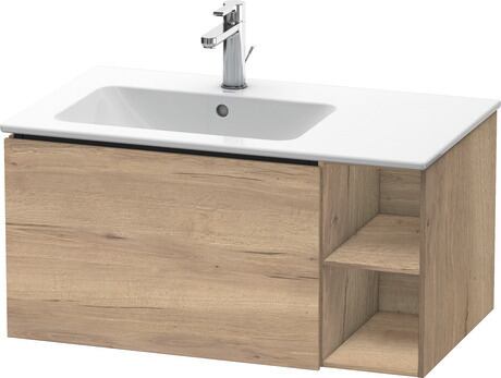 Vanity unit wall-mounted, LC619105555 Marbled Oak Matt, Decor