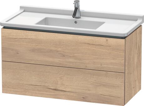 Vanity unit wall-mounted, LC626605555 Marbled Oak Matt, Decor