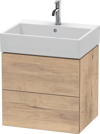 Vanity unit wall-mounted, LC627505555 Marbled Oak Matt, Decor