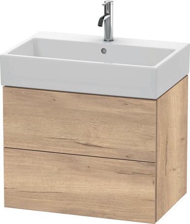 Vanity unit wall-mounted, LC627605555 Marbled Oak Matt, Decor