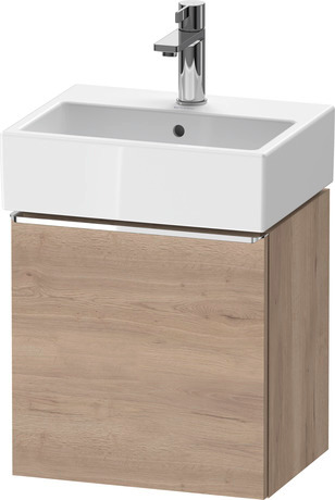 Vanity unit wall-mounted, DE4217L10550000 Marbled Oak Matt, Decor, Handle Chrome