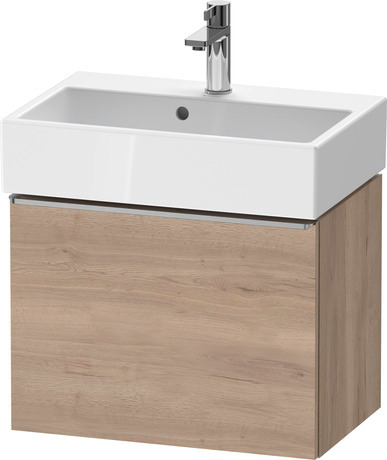 Vanity unit wall-mounted, DE4229070550000 Marbled Oak Matt, Decor, Handle Stainless steel