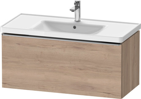 Vanity unit wall-mounted, DE4256070550000 Marbled Oak Matt, Decor, Handle Stainless steel