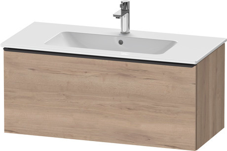 Vanity unit wall-mounted, DE42630BD550000 Marbled Oak Matt, Decor, Handle Diamond black