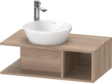 Console vanity unit wall-mounted, DE491805555 Marbled Oak Matt, Decor