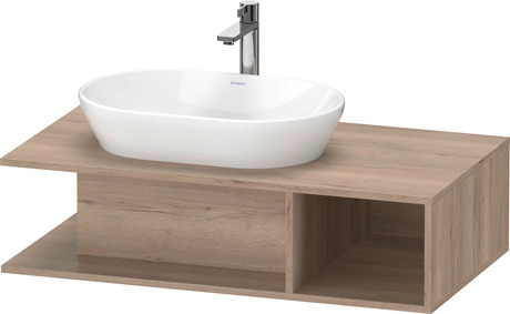 Console vanity unit wall-mounted, DE492905555 Marbled Oak Matt, Decor