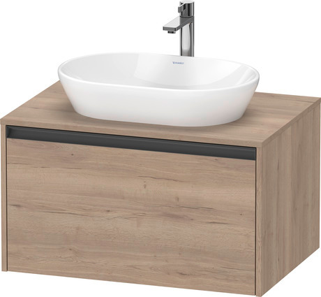 Console vanity unit wall-mounted, K24885055550000 Marbled Oak Matt, Decor