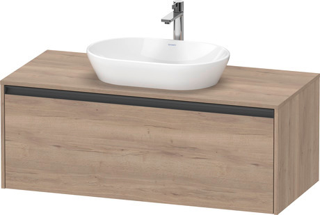 Console vanity unit wall-mounted, K24887055550000 Marbled Oak Matt, Decor