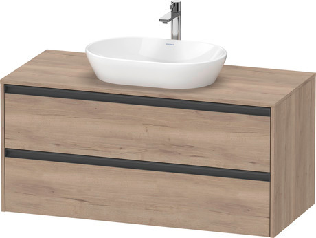 Console vanity unit wall-mounted, K24897055550000 Marbled Oak Matt, Decor