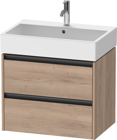 Vanity unit wall-mounted, K25276055550000 Marbled Oak Matt, Decor