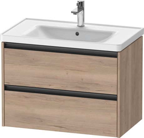 Vanity unit wall-mounted, K25283055550000 Marbled Oak Matt, Decor