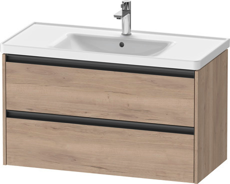 Vanity unit wall-mounted, K25284055550000 Marbled Oak Matt, Decor