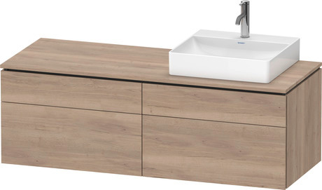 Console vanity unit wall-mounted, LC4870R55550000 Marbled Oak Matt, Decor